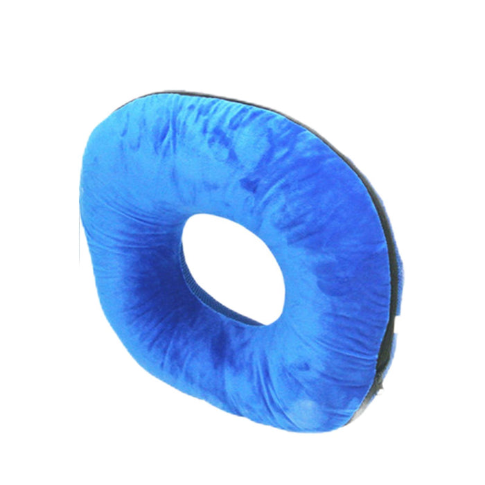 Donut Pillow Tailbone Hemorrhoid Cushion for Wheelchair Pad Blue L