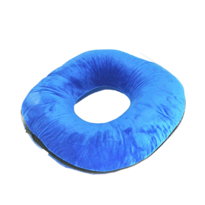 Donut Pillow Tailbone Hemorrhoid Cushion for Wheelchair Pad Blue L