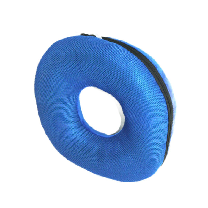 Donut Pillow Tailbone Hemorrhoid Cushion for Wheelchair Pad Blue L