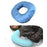 Donut Pillow Tailbone Hemorrhoid Cushion for Wheelchair Pad Light Blue L