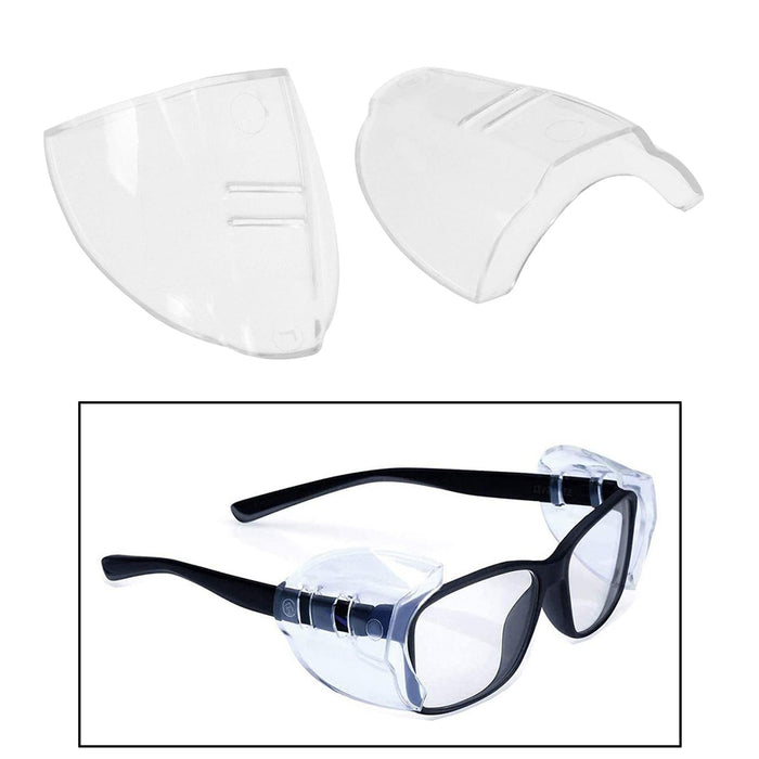 Universal Safety Glasses Side Shields TPU Clear Soft for Safety Glasses Large 2 holes