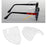 Universal Safety Glasses Side Shields TPU Clear Soft for Safety Glasses Large 2 holes