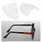 Universal Safety Glasses Side Shields TPU Clear Soft for Safety Glasses Large 2 holes