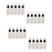 20 Pieces Sharp Mouth Dropper Bottle 30ml for Cosmetics Makeup   Black Caps