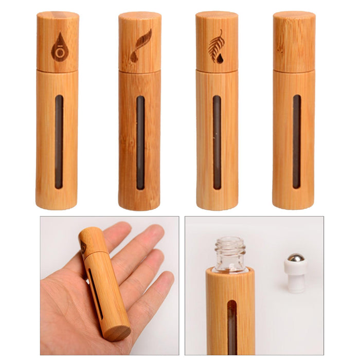 10ml Essential Oil Roller Bottles Container Refillable for Travel Size A