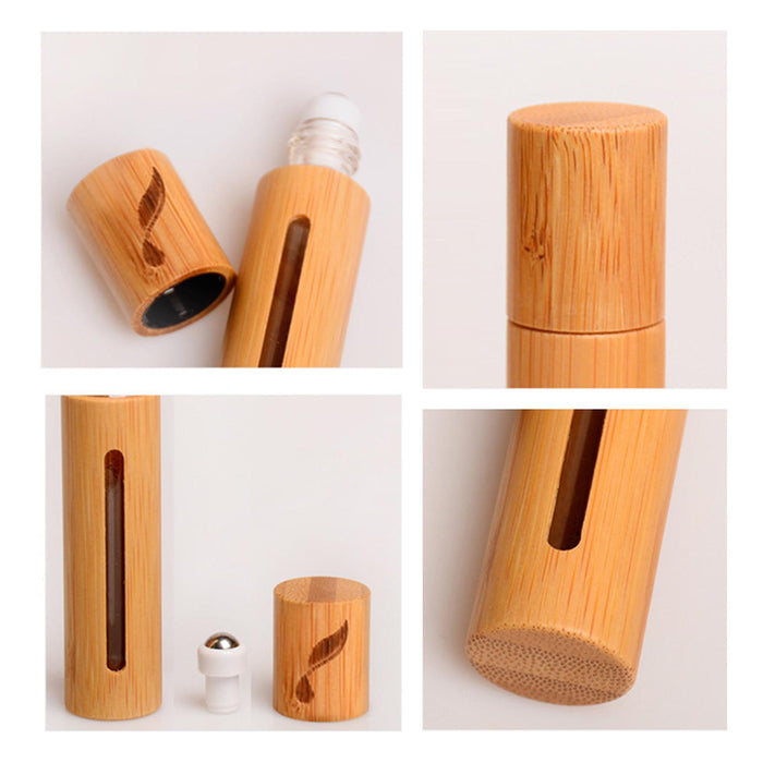 10ml Essential Oil Roller Bottles Container Refillable for Travel Size B