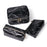 3Pcs Cosmetic Bags Beauty Case Lipstick Makeup Organizer for Travel Gym Black