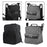 Wheelchair Bag Adjustable Straps Armrest Pouch for Outdoor Pill Box Phone Black