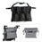 Wheelchair Bag Side Bag Organizer Backpack Pouch Handicap Home  Black