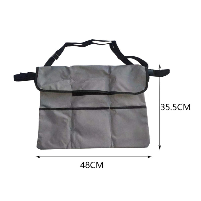 Wheelchair Bag Side Bag Organizer Backpack Pouch Handicap Home  Gray