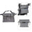 Wheelchair Bag Side Bag Organizer Backpack Pouch Handicap Home  Gray