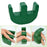 Waterproof Bed Turn Over Aid U-Shaped Pillow Comfort for People Disabled Green