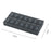 14 Compartment Pill Organizer 7 Days Pocket Case Portable for Travel Camping Black