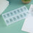 14 Compartment Pill Organizer 7 Days Pocket Case Portable for Travel Camping White