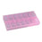 14 Compartment Pill Organizer 7 Days Pocket Case Portable for Travel Camping Pink