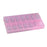 14 Compartment Pill Organizer 7 Days Pocket Case Portable for Travel Camping Pink