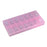 14 Compartment Pill Organizer 7 Days Pocket Case Portable for Travel Camping Pink