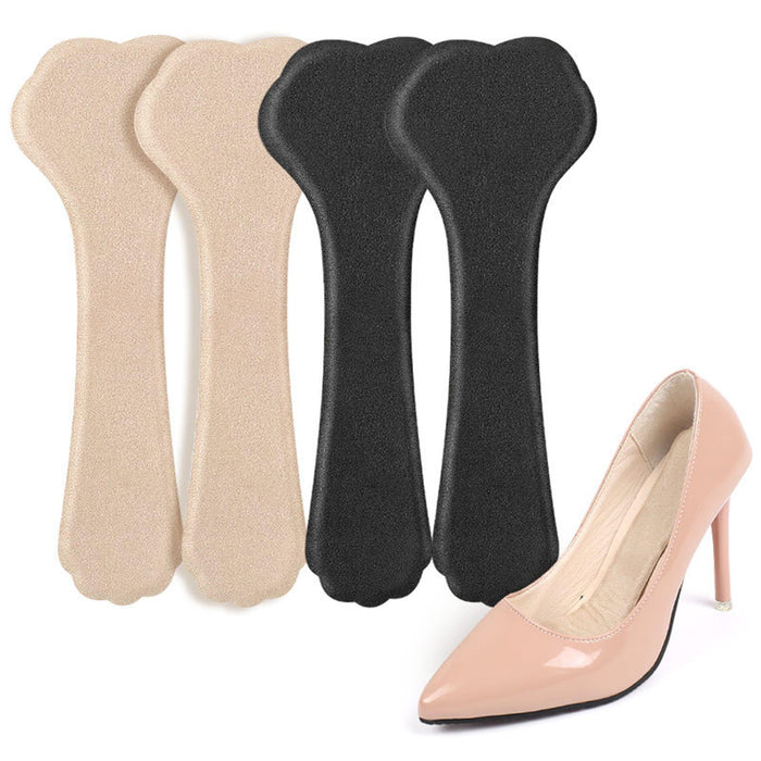 1 Pair High Heel Insoles Soft Comfortable Anti Slip Foot Care apricot