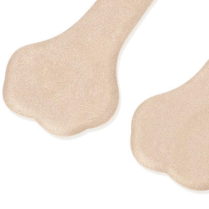 1 Pair High Heel Insoles Soft Comfortable Anti Slip Foot Care apricot