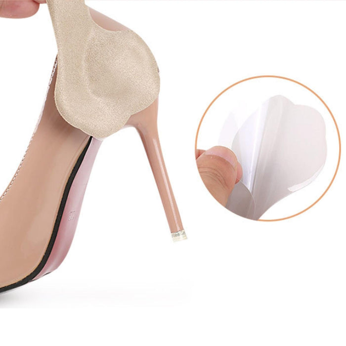 1 Pair High Heel Insoles Soft Comfortable Anti Slip Foot Care apricot