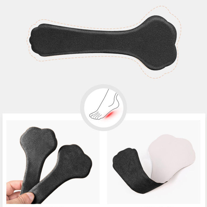 1 Pair High Heel Insoles Soft Comfortable Anti Slip Foot Care black