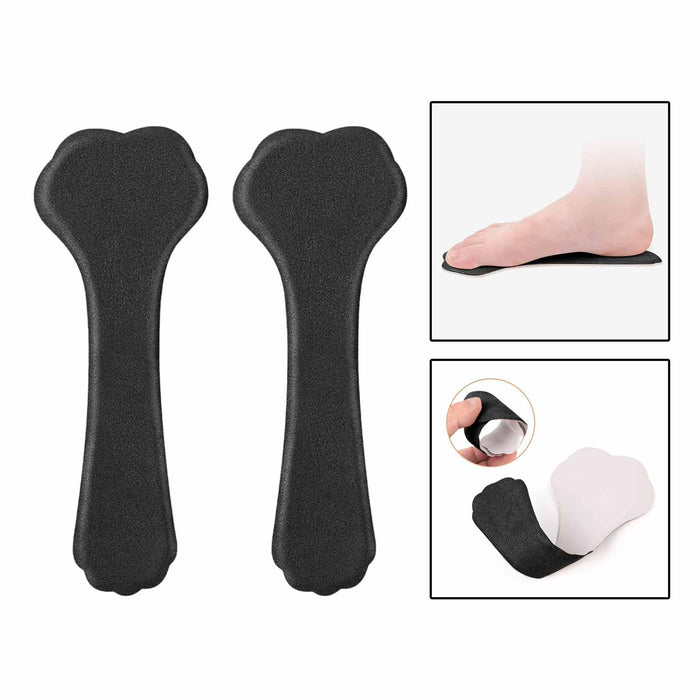 1 Pair High Heel Insoles Soft Comfortable Anti Slip Foot Care black