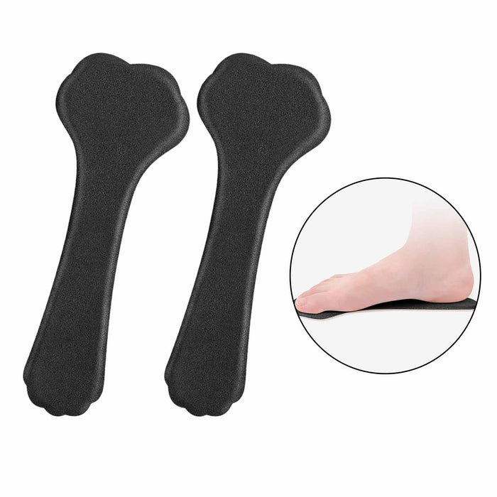 1 Pair High Heel Insoles Soft Comfortable Anti Slip Foot Care black