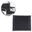 Wheelchair Backrest or Seat Cushion Mat Comfortable Breathable Soft Black Cushion