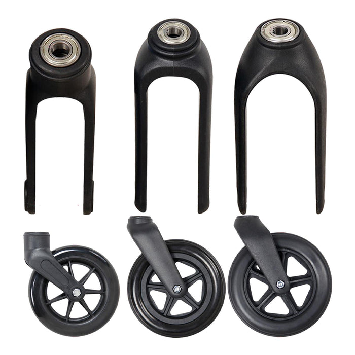 Wheelchairs Front Fork Accessories for Front Castor Wheels 6 Inch