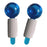 2Pcs Ice Globe Anti-Aging Face and Eye Skin Treatment Cooling Facial Roller Blue