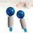 2Pcs Ice Globe Anti-Aging Face and Eye Skin Treatment Cooling Facial Roller Blue