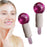 2Pcs Ice Globe Anti-Aging Face and Eye Skin Treatment Cooling Facial Roller Pink