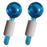 2Pcs Ice Globe Anti-Aging Face and Eye Skin Treatment Cooling Facial Roller Twinkle Blue