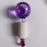 2Pcs Ice Globe Anti-Aging Face and Eye Skin Treatment Cooling Facial Roller Twinkle Purple