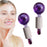 2Pcs Ice Globe Anti-Aging Face and Eye Skin Treatment Cooling Facial Roller Twinkle Purple