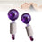 2Pcs Ice Globe Anti-Aging Face and Eye Skin Treatment Cooling Facial Roller Twinkle Purple