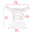 Waterproof Adult Diaper Incontinence Washable Elastic for Elderly Pink