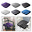 Summer Memory Foam Seat Cushion for Office Chair Back Pain Mesh Purple