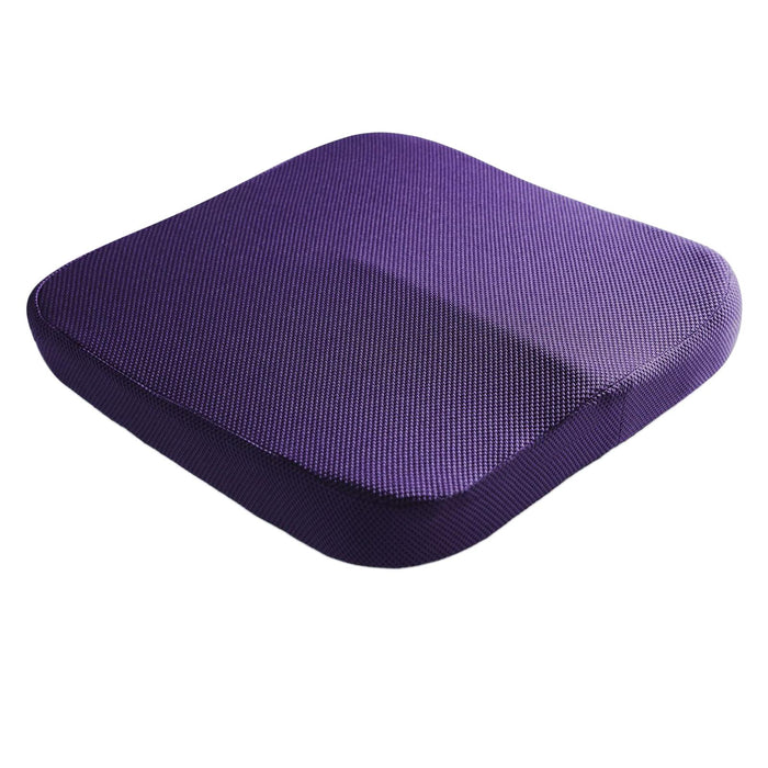 Summer Memory Foam Seat Cushion for Office Chair Back Pain Mesh Purple