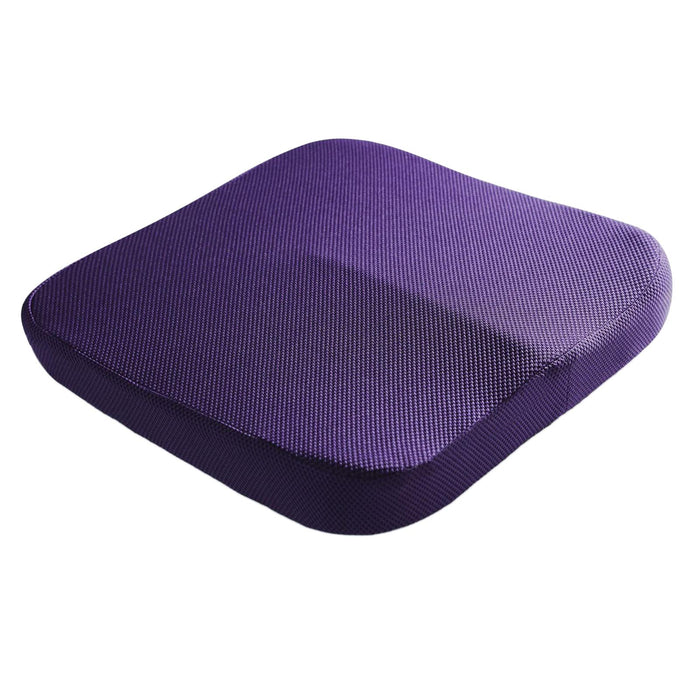 Summer Memory Foam Seat Cushion for Office Chair Back Pain Mesh Purple