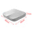 Summer Memory Foam Seat Cushion for Office Chair Back Pain Flannelette Gray