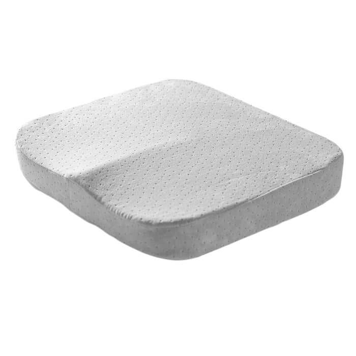 Summer Memory Foam Seat Cushion for Office Chair Back Pain Flannelette Gray