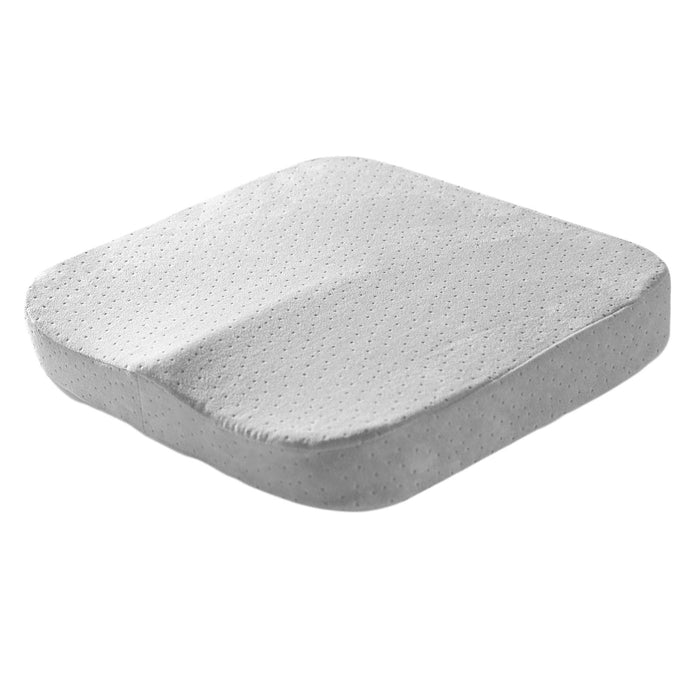 Summer Memory Foam Seat Cushion for Office Chair Back Pain Flannelette Gray