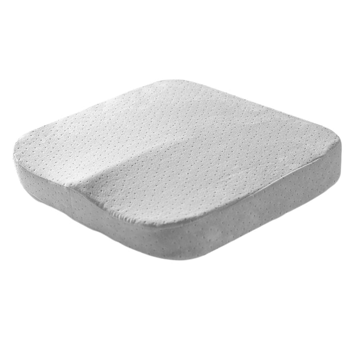 Summer Memory Foam Seat Cushion for Office Chair Back Pain Flannelette Gray