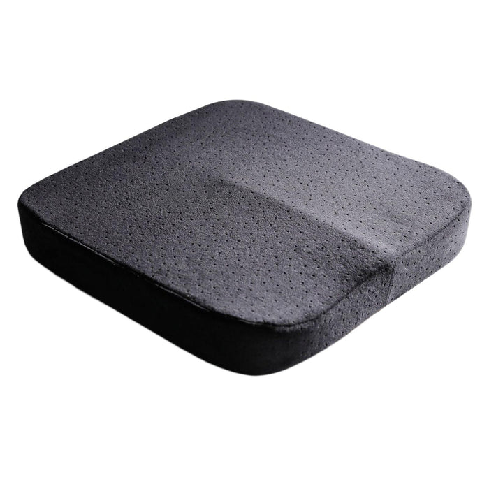 Summer Memory Foam Seat Cushion for Office Chair Back Pain Flannelette Black