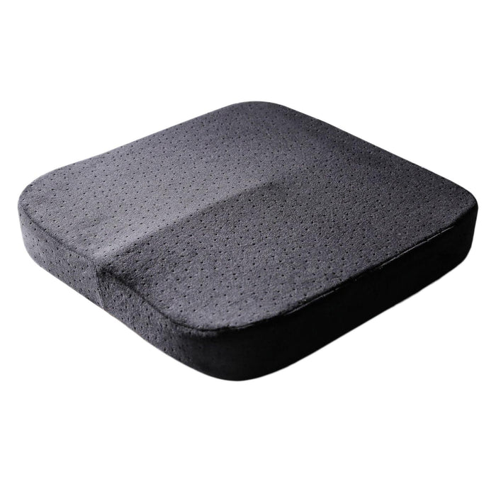 Summer Memory Foam Seat Cushion for Office Chair Back Pain Flannelette Black