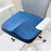 Summer Memory Foam Seat Cushion for Office Chair Back Pain Flannelette Blue