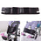 Wheelchair Footrest Leg Straps Restraint Foot Support Patients Elderly Black