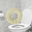 Toilet Seat Cover Washable Thicker Luxury Reusable for Washroom Bathroom Khaki