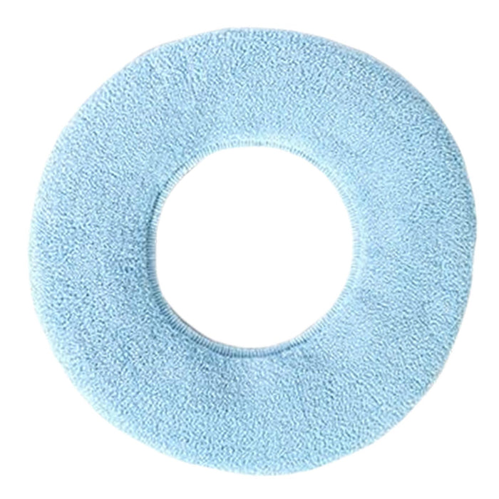 Toilet Seat Cover Washable Thicker Luxury Reusable for Washroom Bathroom Blue